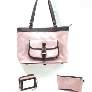 Dooney & Bourke Women's Shoulder Bag Pink Signature DB Series DL57C